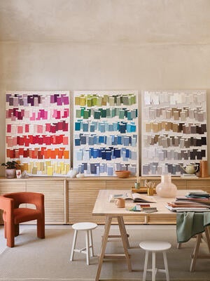 In celebration of 25 years of this much-loved iconic plain, 25 beautiful new shades join the unrivaled spectrum of Linara color that allows freedom of expression and individuality. An exquisite cotton-linen blend, Linara has a beautiful brushed finish with an exceptionally soft, peach-skin feel that adds a luxurious quality to this versatile plain. Highly acclaimed, Linara is a washable linen that remains a go-to plain, offering style and versatility along with practicality and durability