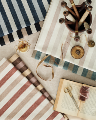 Hackney: a classic chenille stripe perfect for residential and hospitality applications